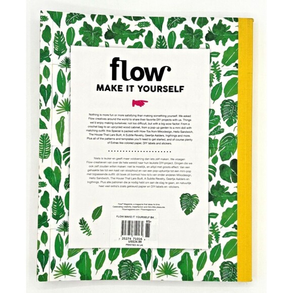 FLOW Make It Yourself Book 26 Crafting Workshops DIY Projects Paper Extras New! - Picture 2 of 11